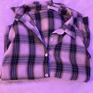 ROMWE Yellow Flannel - Button Down